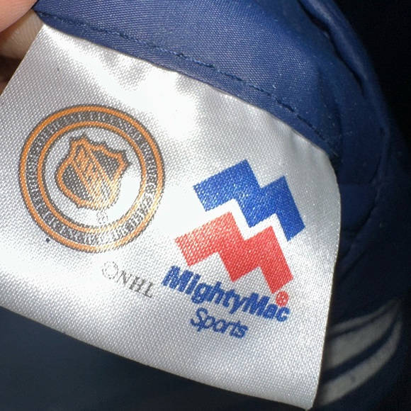 Blue and White Kids Varsity Jacket - Picture 5 of 6